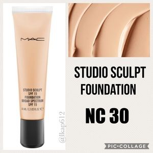 MAC Studio Sculpt SPF 15 Foundation- NC 30
